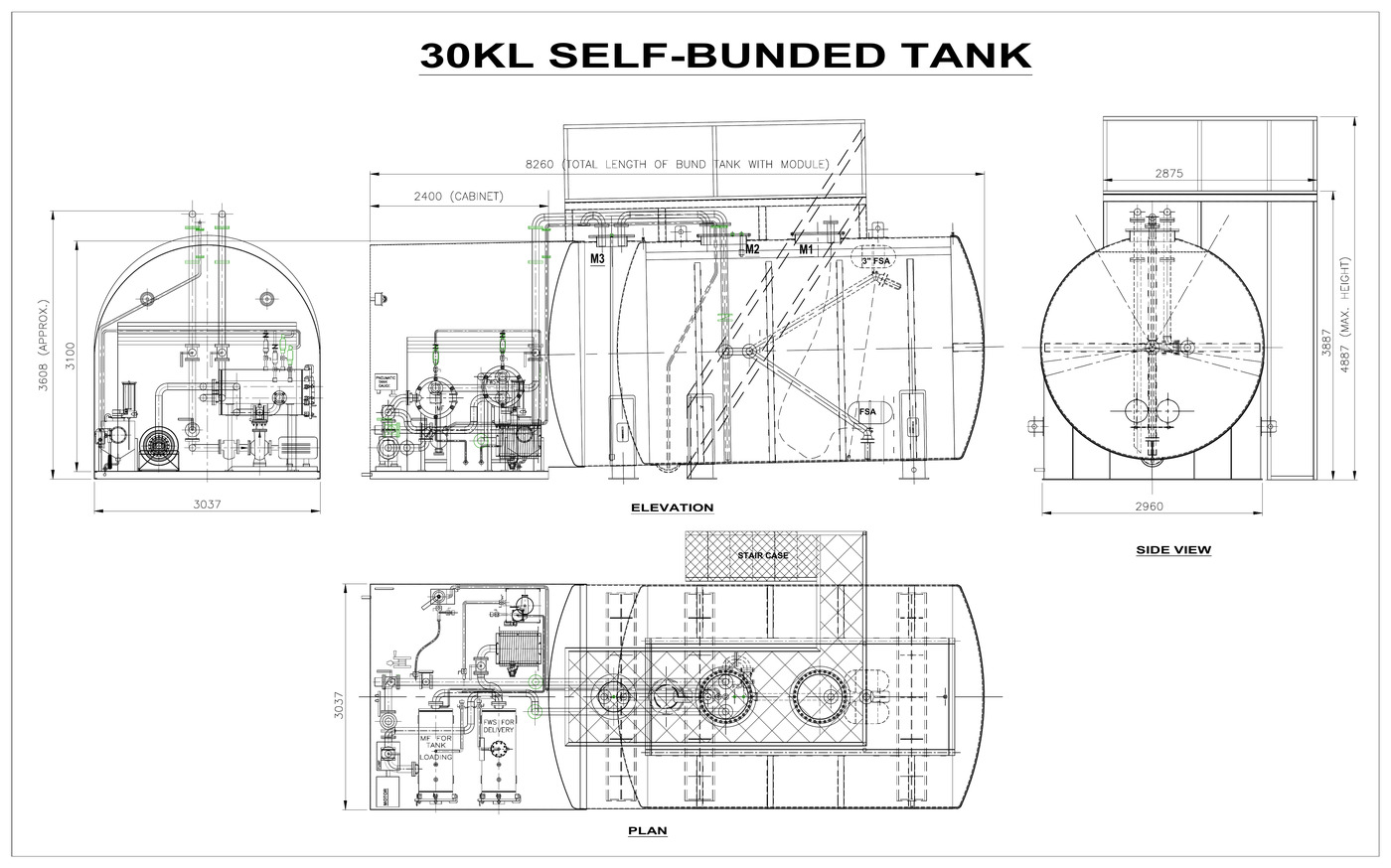 Self-Bunded Tank