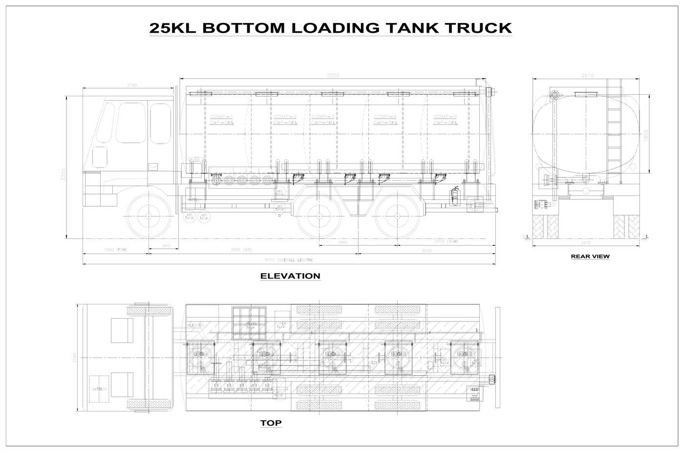 25KL Tank Truck